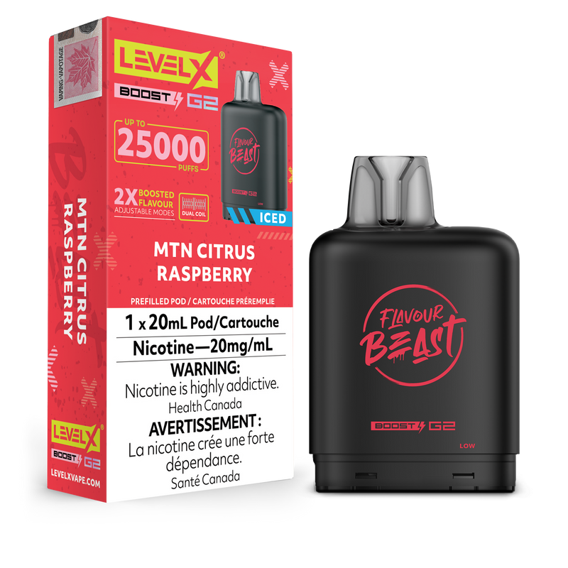 Level X Flavour Beast Boost G2 25K Pods