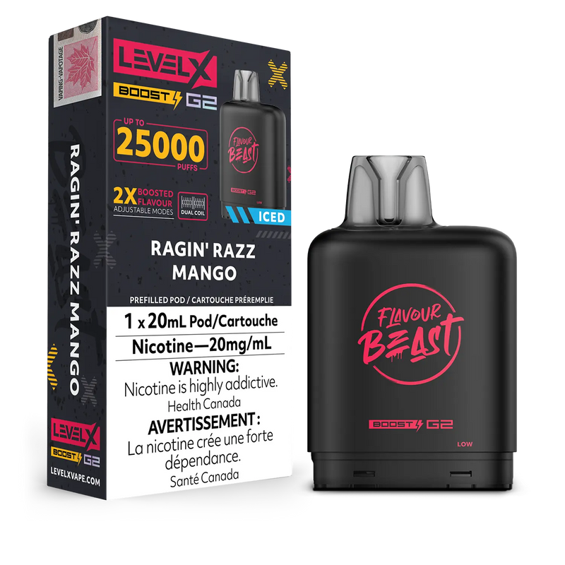 Level X Flavour Beast Boost G2 25K Pods